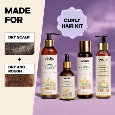 Customized Hair Care Regimen For Dry Hair | Dry Scalp & Curly Hair With Conditioner
