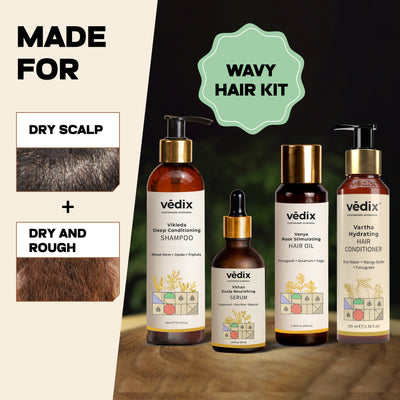 Customized Hair Care Regimen For Dry Hair | Dry Scalp & Wavy Hair With Conditioner