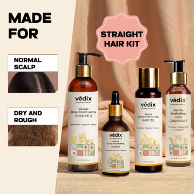 Customized Hair Care Regimen For Dry Hair | Normal to Oily Scalp & Straight Hair With Conditioner