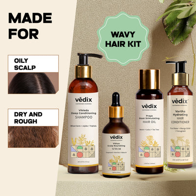 Customized Hair Care Regimen For Dry Hair | Oily Scalp & Wavy Hair With Conditioner